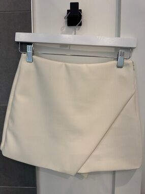 Zara Asymmetric Wrap Mini Skort